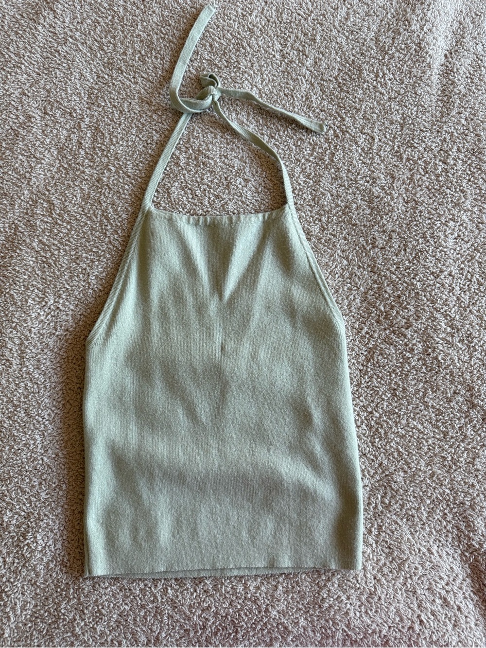 Brandy Melville Sage Green Halter Tank Top